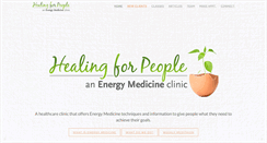 Desktop Screenshot of healingforpeople.com